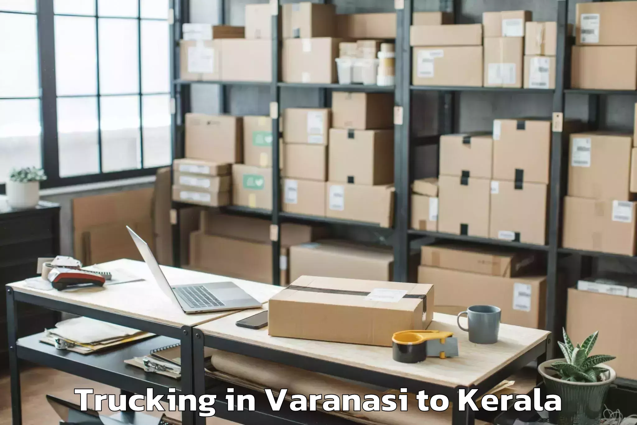 Book Varanasi to Muvattupula Trucking